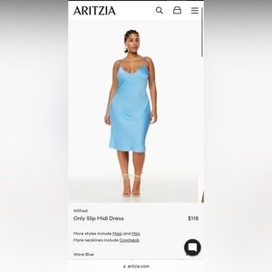 Wilfred slip midi dress